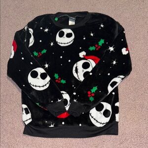 Disney Nightmare Before Christmas fleece shirt size X-small